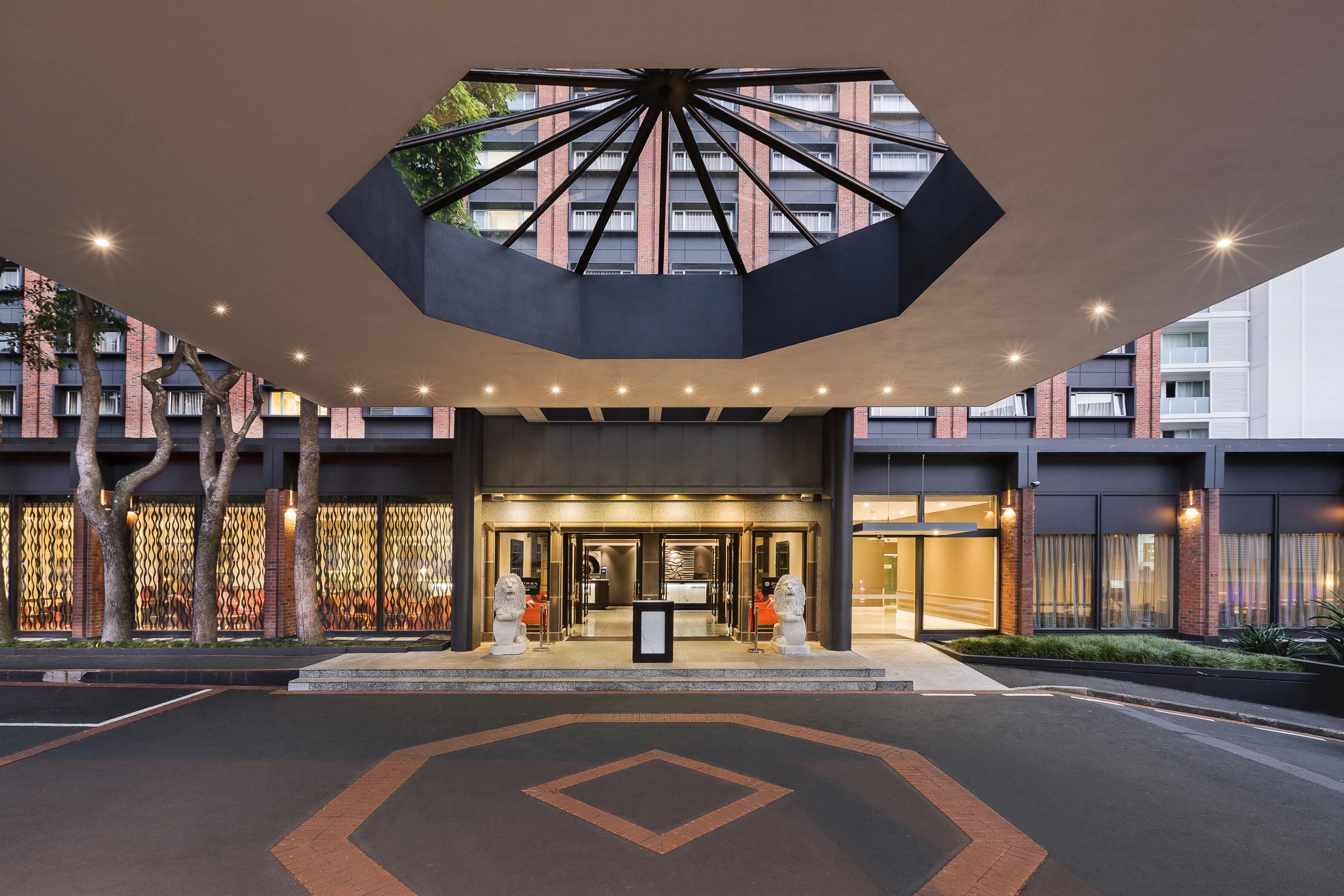 Pullman Auckland Hotel & Apartments Eksteriør billede The hotel's entrance